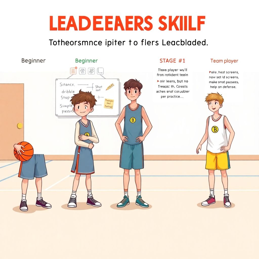 Этапы формирования лидера в баскетболе: путь от новичка до звезды
