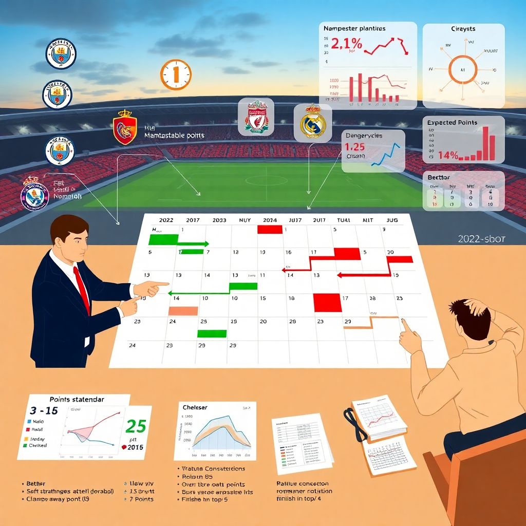 Где взять очки: график игр и стратегический план команд на сезон