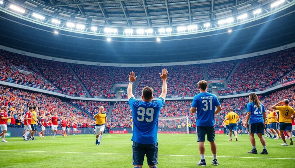 Эффект спартакиады болельщиков на командный дух - иллюстрация