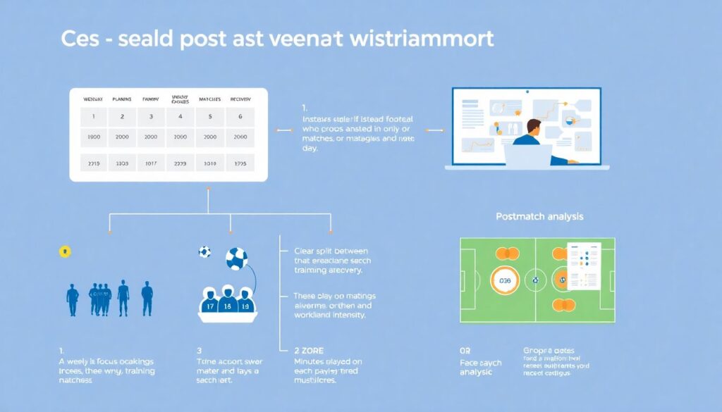 График матчей и тренировки: синергия для вершины таблицы - иллюстрация
