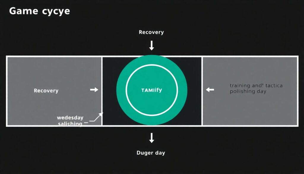 График матчей и тренировки: синергия для вершины таблицы - иллюстрация