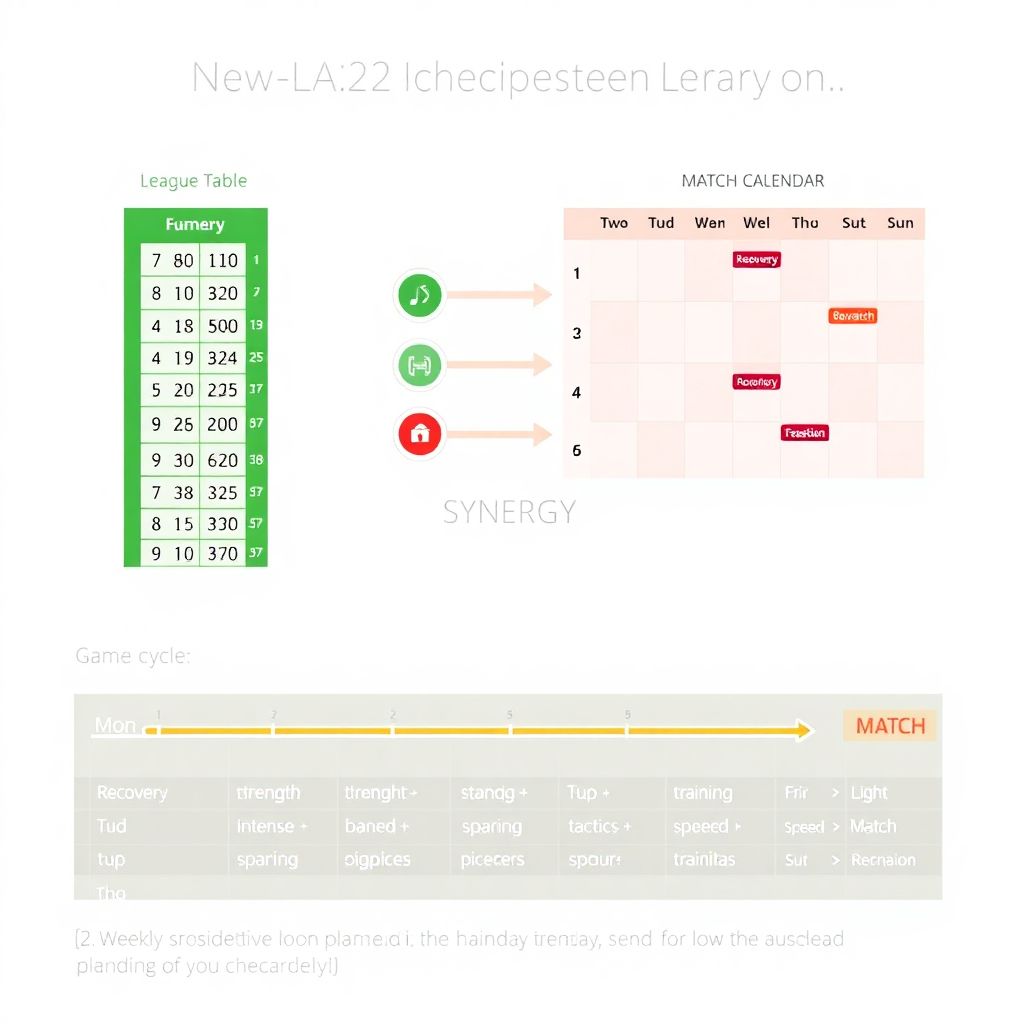 График матчей и тренировки: как синергия ведет футбольную команду к вершине таблицы
