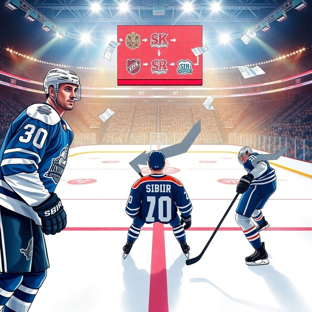 СКА и Сибирь обменялись форвардами Локтионовым и Уилсоном в КХЛ