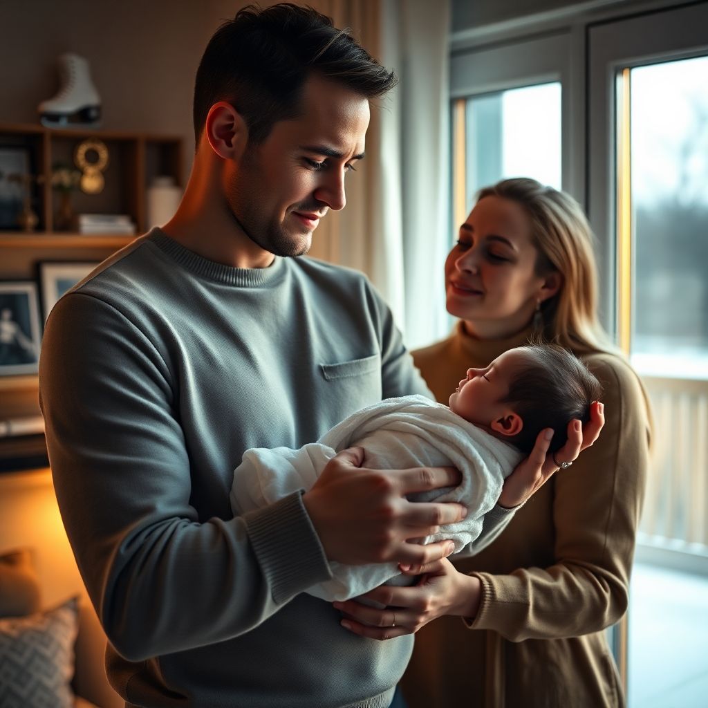 «Наворачиваются слезы»: фигурист Михаил Коляда стал отцом и растрогал страну