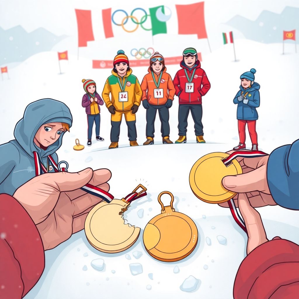 Медали Олимпиады‑2026 разваливаются: как «эко‑дизайн» наград обернулся провалом