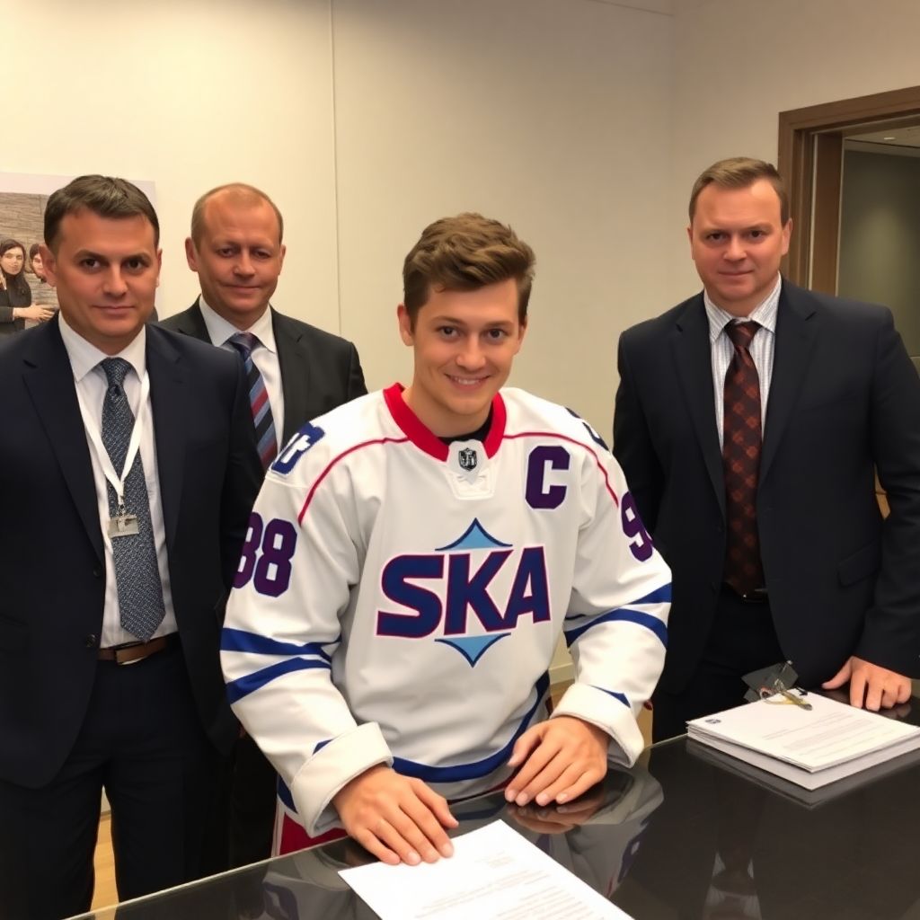 СКА подписал пробный контракт с Игорем Ларионовым‑младшим в КХЛ