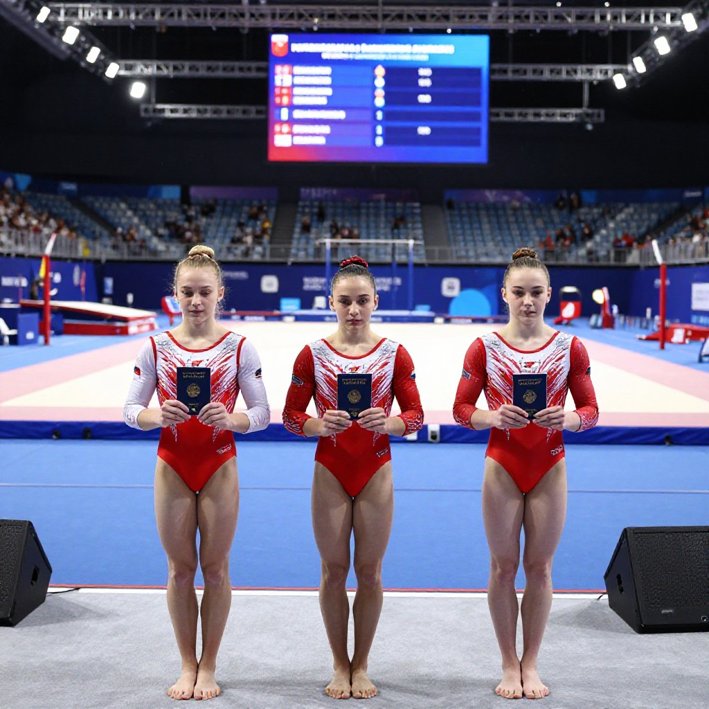 Российским гимнасткам отказали в визах на чемпионат мира в Роттердаме